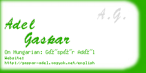 adel gaspar business card